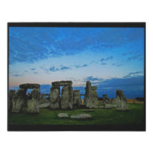 Stonehenge na tela de desenho falsa Dusk 14X11