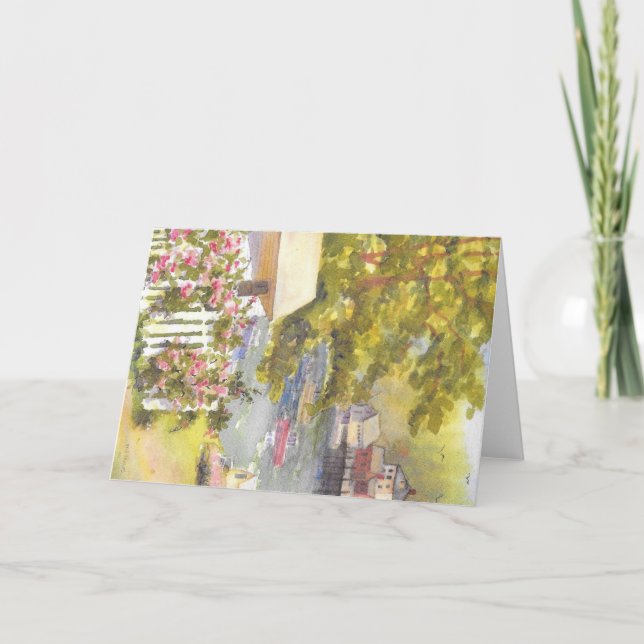 Stonington Maine Harbour Ver Cartão de Saudação Do (Frente)