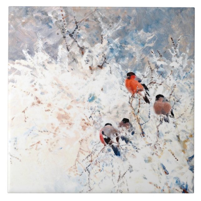 Stoopendaal - Bullfinches, pintura de arte (Frente)