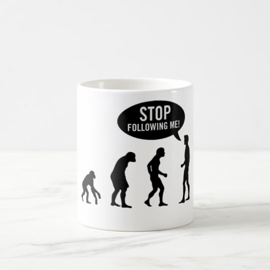 Stop Following Me Caneca De Café