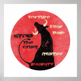 Stop the Bullfights - Poster