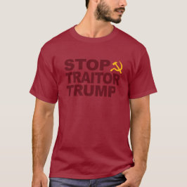 "Stop Traitor Trump" Camisa Maroon