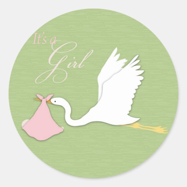 Stork entrega o adesivo (Frente)