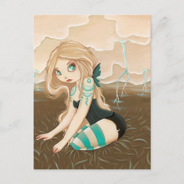 Storm Caster - Cartão postal de fada (Frente)