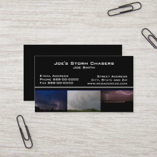 Storm Chaser Cartão de visita