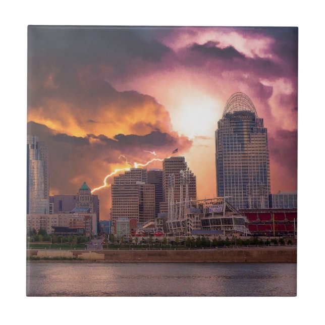 Stormy Cincinnati Excelente American Ball Park (Frente)