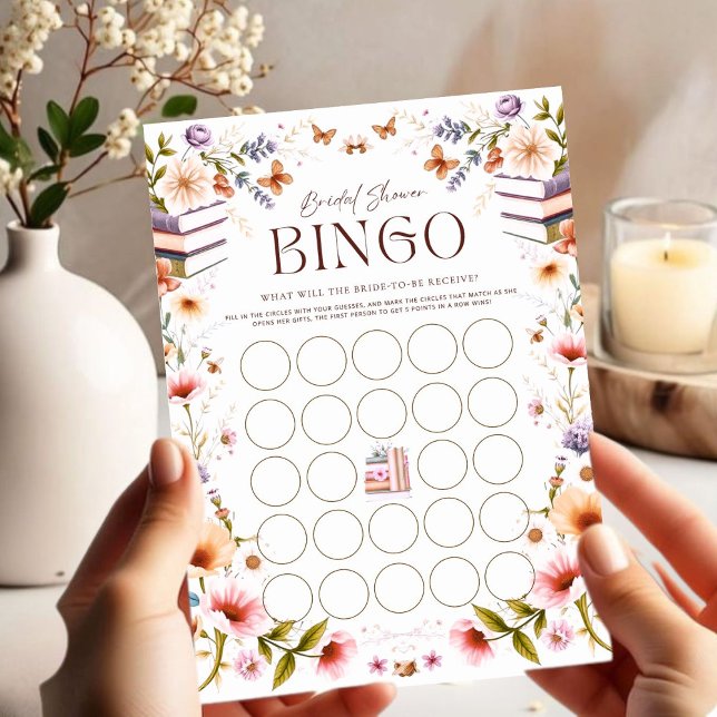 Storybook Wildflower Bridal Bingo Game (Criador carregado)