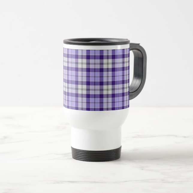 Strathclyde District Caneca de viagem Tartan (Frente Esquerda)