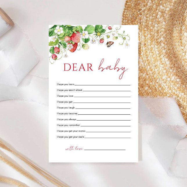 Strawberry Dear Deseja assistir a um jogo de bebês (Criador carregado)