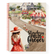 Strawberry Fields Forever Spiral Notebook