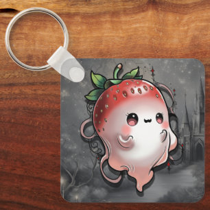 Strawberry Ghost Chaveiro