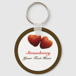Strawberry Hearts Chaveiro