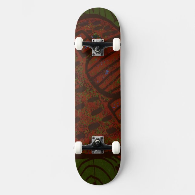 Strawberry Home Sweet Home Skateboard (Frente)