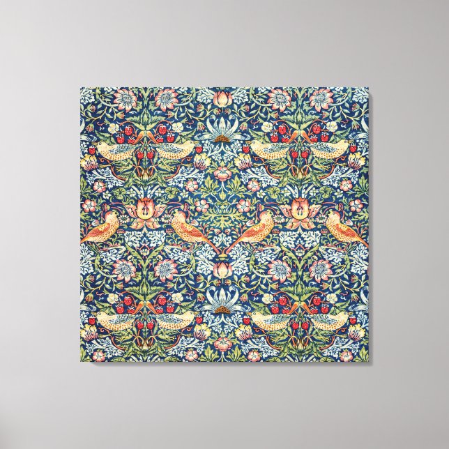 Strawberry Thef William Morris Art Canvas (Frente)