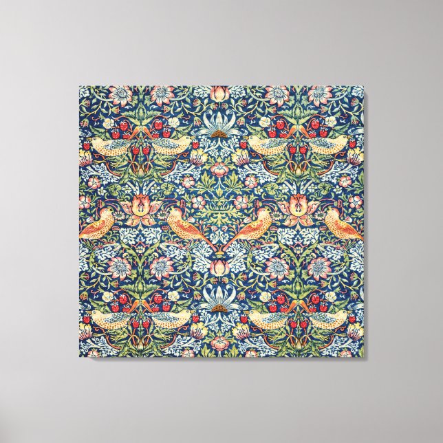 Strawberry Thef William Morris Art Canvas (Frente)