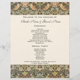 Strawberry Theves Conjunto de Casamentos vintage