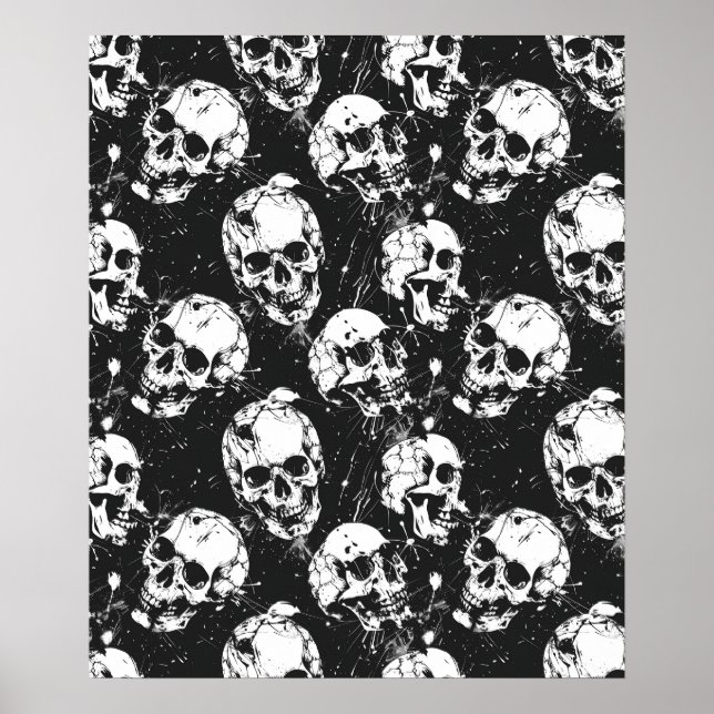Street Art Skull Poster Design A26 (Frente)
