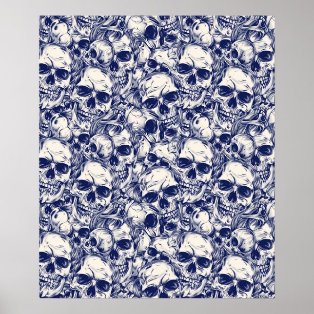 Street Art Skull Poster Design A27 (Frente)