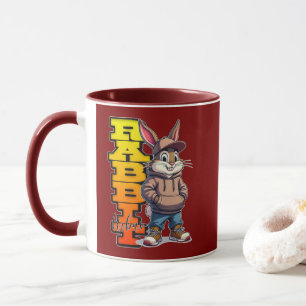 Street Rabbit – Urban Easter Bunny Design - caneca