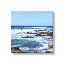Stretch Canvas Print- Ocean - End return