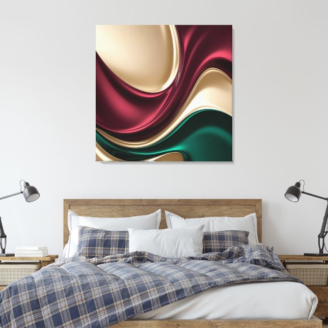 Stretched canvas print in stylish graphic (Insitu(Quarto))