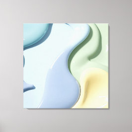 Stretched canvas print in stylish graphic