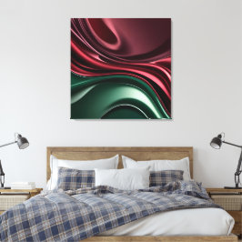 Stretched canvas print in stylish graphic