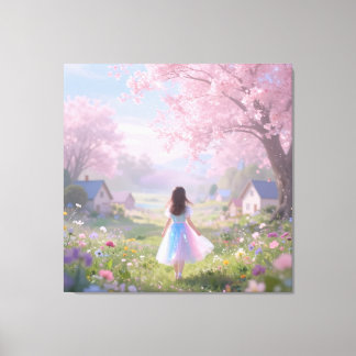 Stretched Canvas Print quiet Beauty