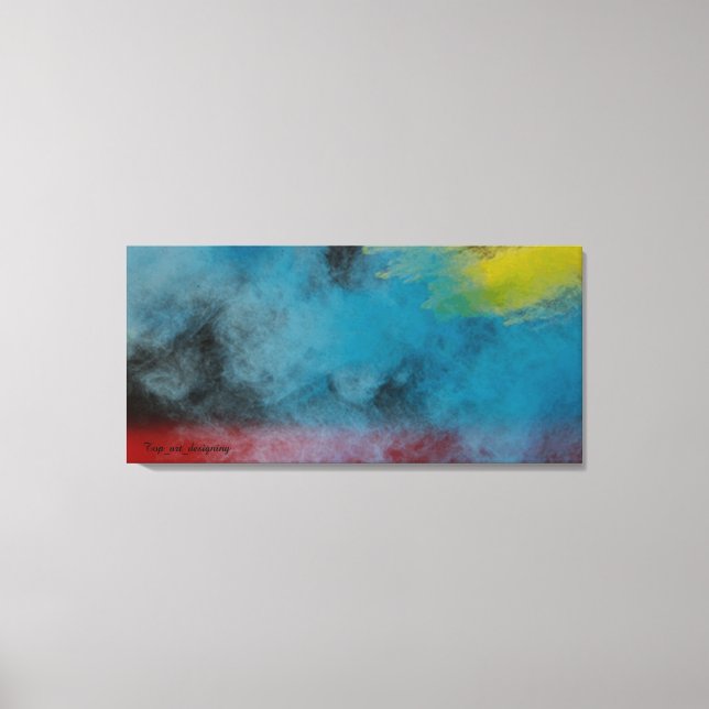 Stretched Canvas Print  Space smoke  (Frente)