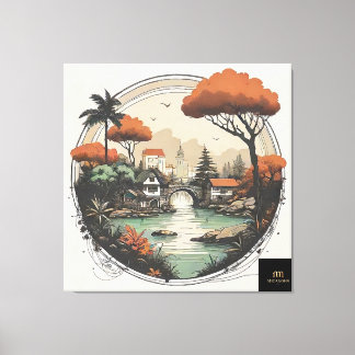 Stretched Canvas Print XIV 1