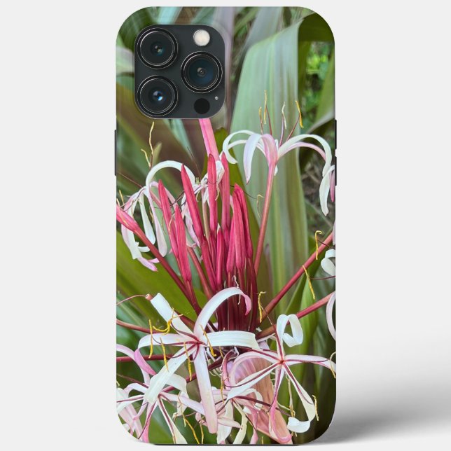 Striking iPhone Case with Spider Lily (Verso)