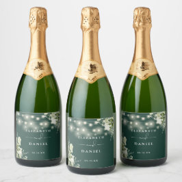 String Lights Emerald Greenery Casamento Floral