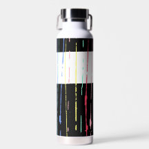 Stripe Arco-íris em Preto