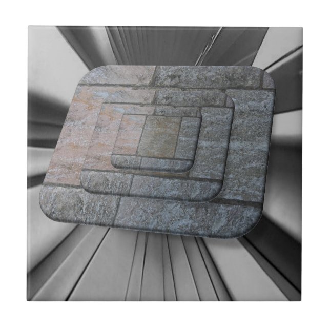 Stripe de Cinzas de Azulejo cerâmico (Frente)