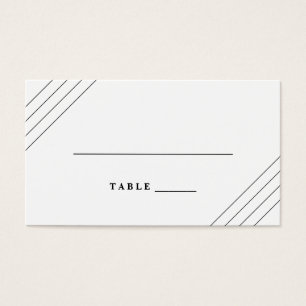 Striped Escort Cards