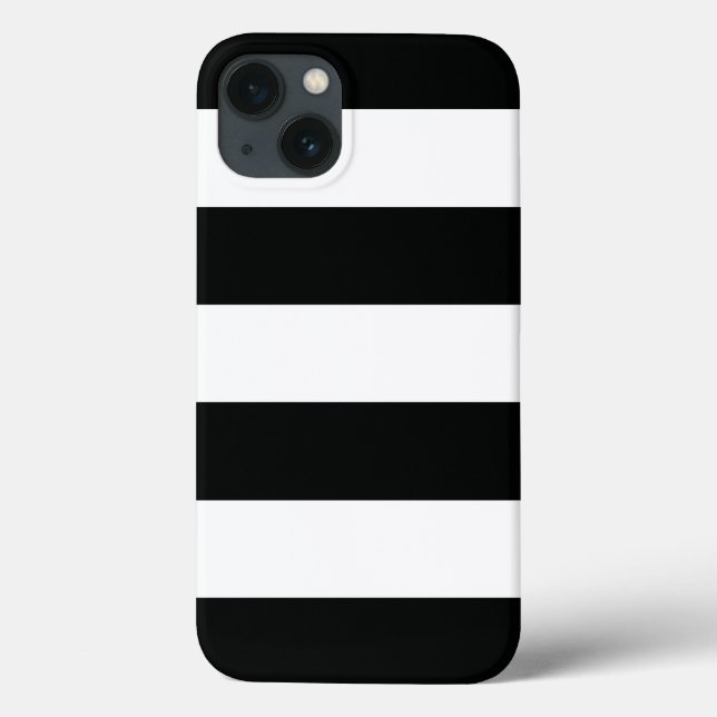 Striped (Preto e Branco) | Horizontal) Personalizá (Verso)