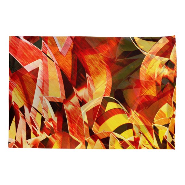 Stripes amareladas com vermelho escuro, forte list (Traseira-Esquerda)