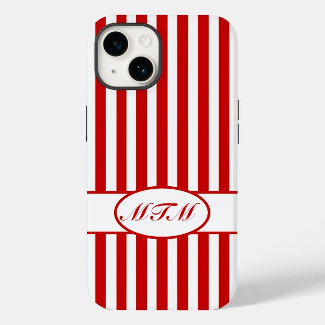Stripes Automáticas Vermelhas com monograma (Verso)