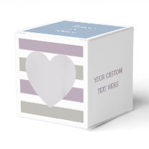 Stripes Caixas de favorecimento personalizadas de