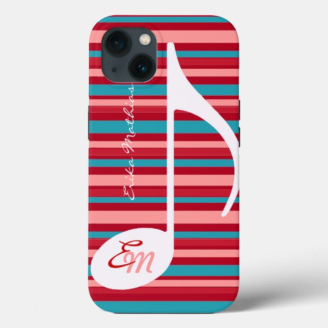 Stripes com nota musical (Verso)