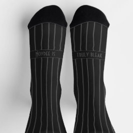 Stripes, gray on black, truly bleak classic