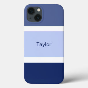 Stripes Náuticas Personalizadas Azul e Branco