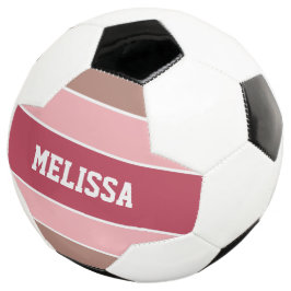 Stripes Padrão nome personalizado bola de futebol