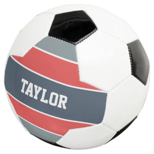 Stripes Padrão nome personalizado bola de futebol