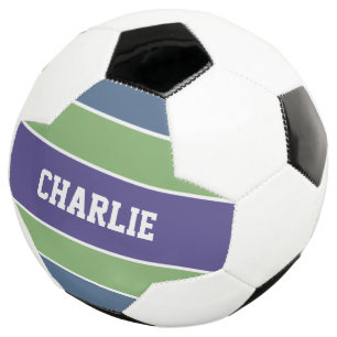 Stripes Padrão nome personalizado bola de futebol