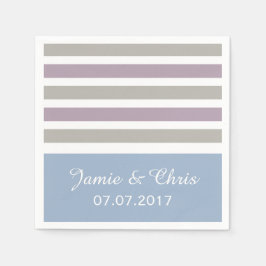 Stripes Padrões de guardanapos de papel personaliz