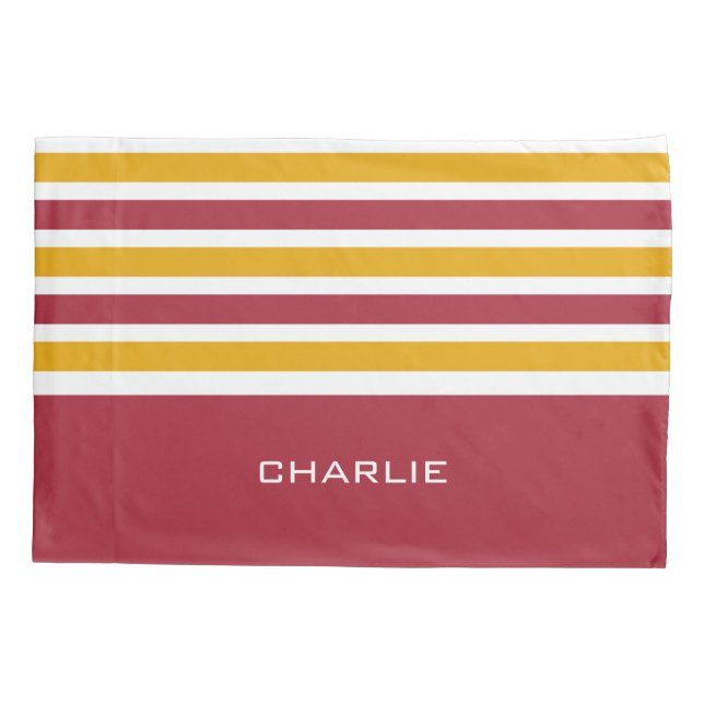 Stripes Padrões de travessuras de monograma person (Verso)