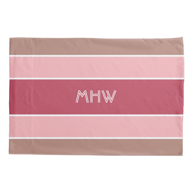 Stripes Padrões de travessuras de monograma person (Verso)