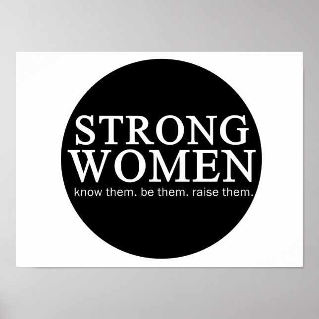 Strong Women Poster (Frente)