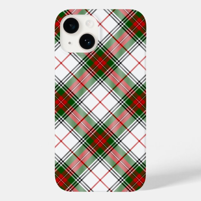 Stuart / Stewart Red Green White Xadrez (Verso)